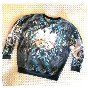 ADIDAS L SWEATSHIRT floral pattern